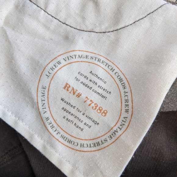 J.Crew Vintage Stretch Cords in gray - Picture 6 of 7
